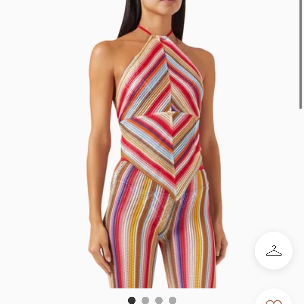 Missoni Multicolor Striped Knit Top
